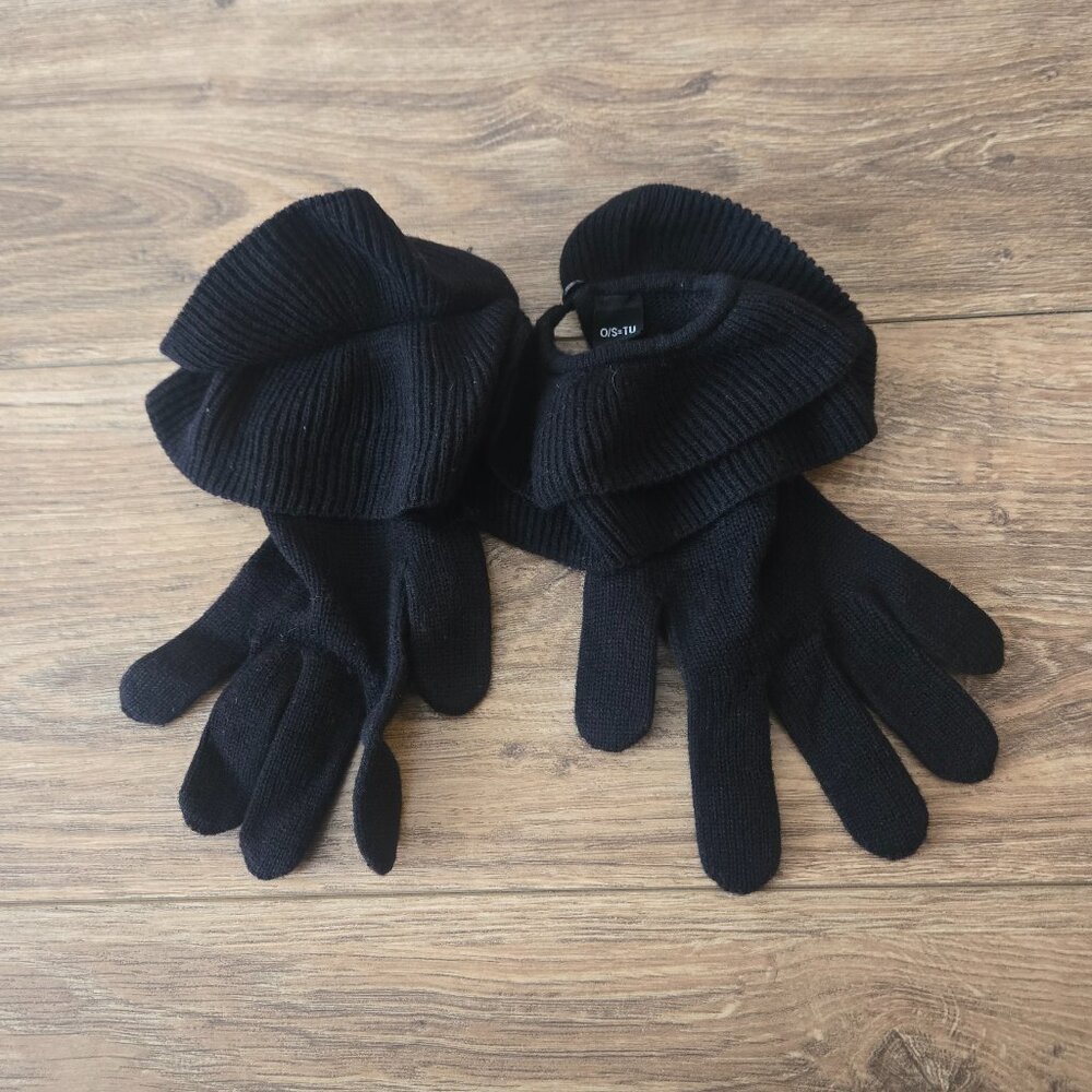 Badgley Mischka Wool Blend Gloves